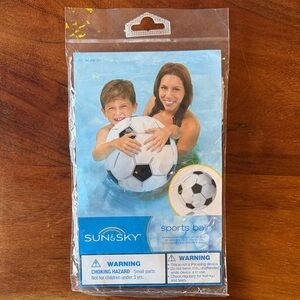 Inflatable Pool Toy Soccer Sports Ball